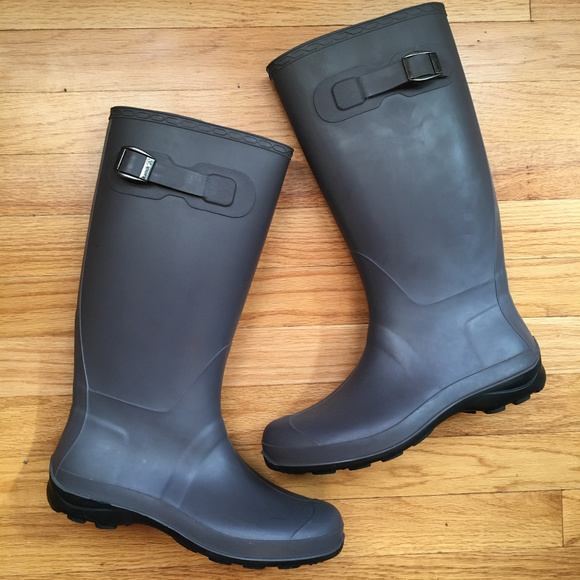 Kamik Shoes - Kamik Olivia Rain Boots - Charcoal Gray